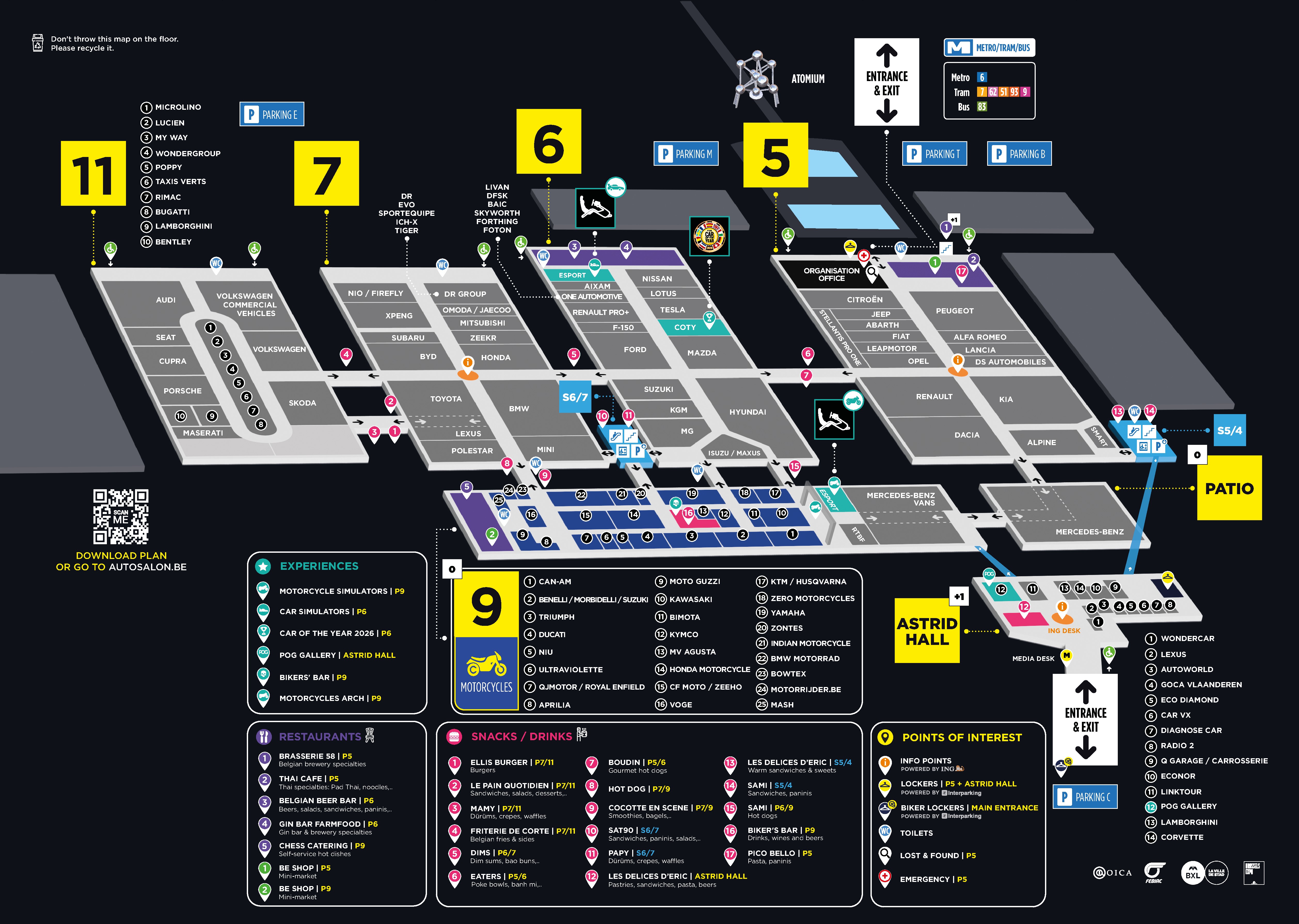 Plan Salon de l’auto